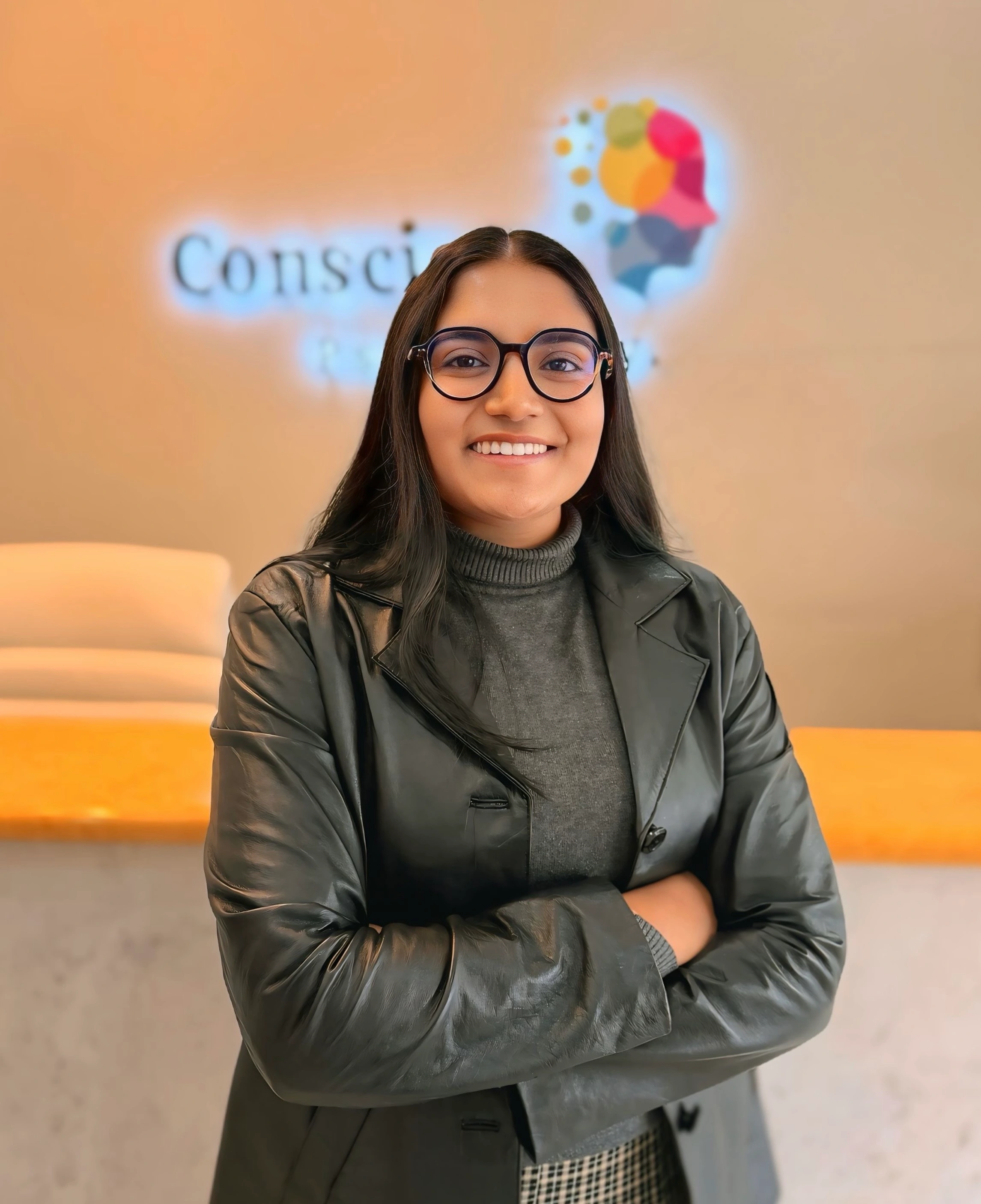 Sanam Naran in her professional space